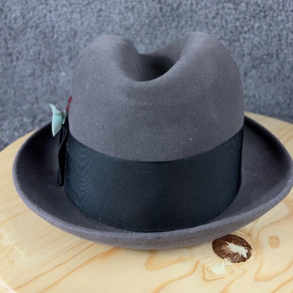 VTG 50s Champ Fedora Hat Men Size 7 Master Felt Craftsmen Kasmir Finish Made USA - Picture 4 of 11